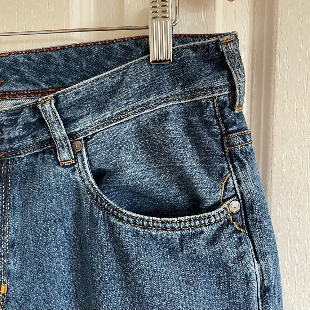 Tommy Bahama Cayman Relaxed Jeans Men’s 36x32 Blue Dark Wash Straight Logo